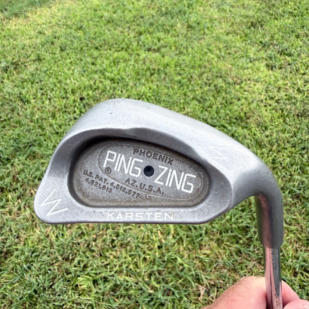 Ping Zing Black Dot PW Wedge Karsten Phoenix AZ USA KT-M Steel Shaft Right Hand